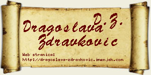 Dragoslava Zdravković vizit kartica